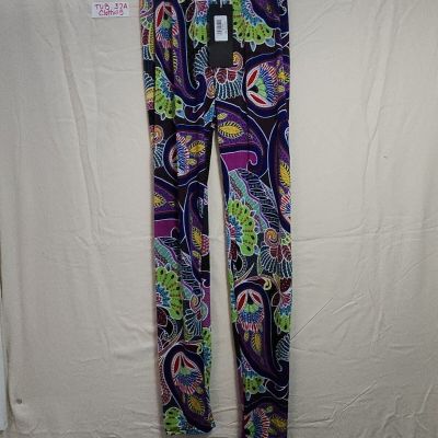 Yelete Style 827PT065 Multicolored Leggings Size M/l